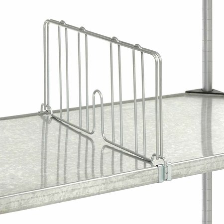 NEXEL Divider for  Solid Shelves, 18D x 8H 188CP84